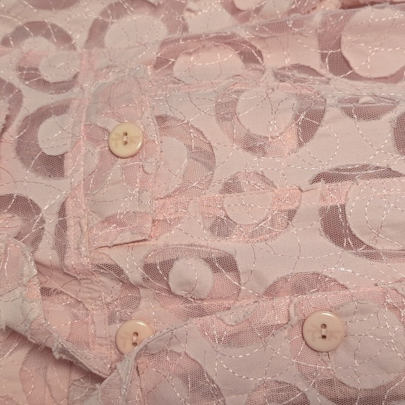 Ruby Rd. Light Pink Textured Blazer/Jacket - Picture 3 of 14